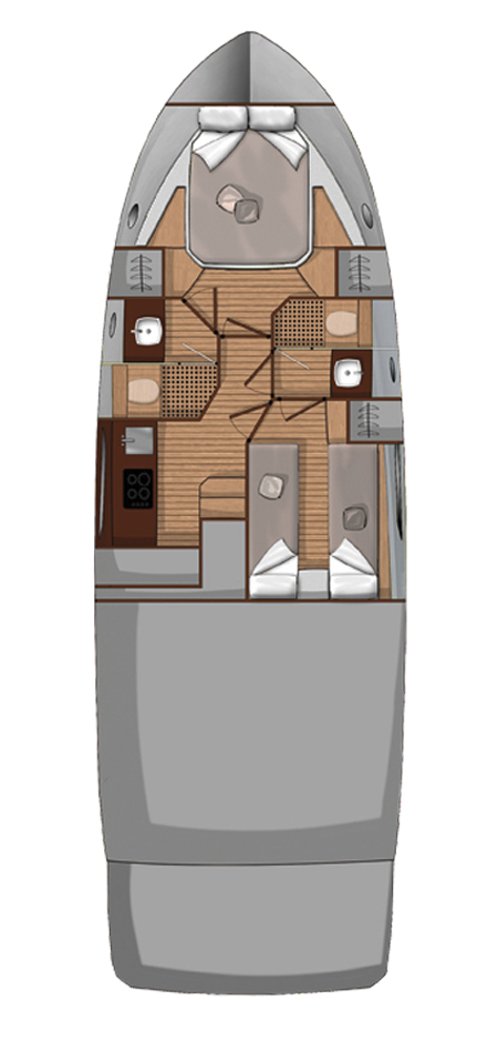 Yacht hire Sukošan cheap Sessa Fly 42 - 2 cab.