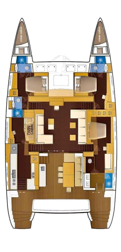 Yacht charter Bodrum - Lagoon Lagoon 620 on SamBoat