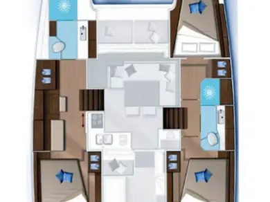 Hire a Lagoon Lagoon 40 Marina (City)