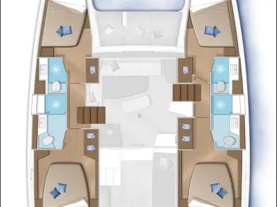 Yacht hire Seget Donji cheap Lagoon 42