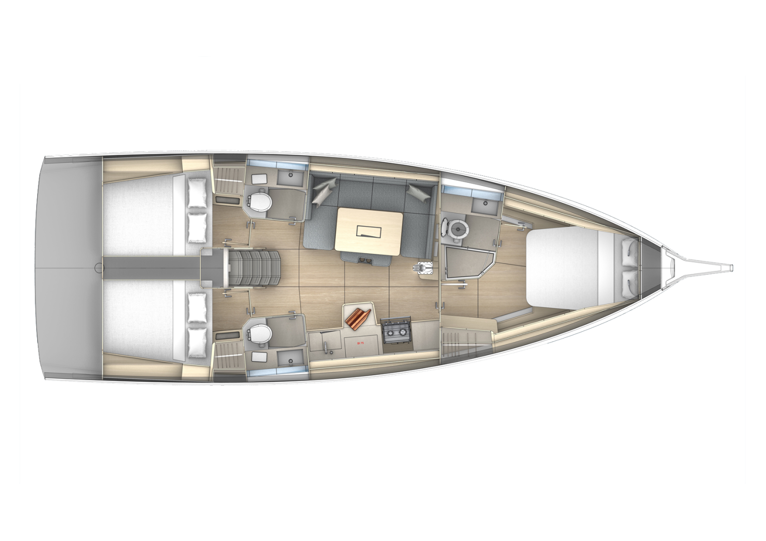 Yacht hire Göcek cheap Dufour 41