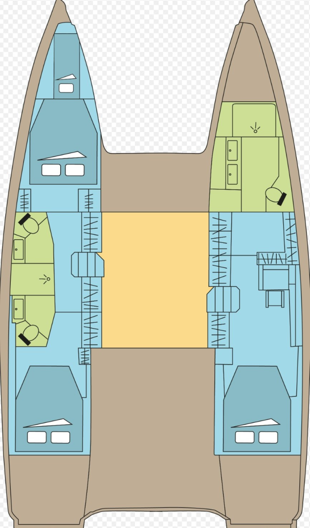 Hire Catamaran Excess with a boat licence