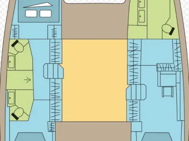 Hire Catamaran Excess with a boat licence