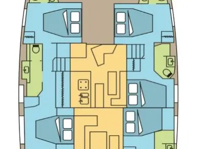 Fountaine Pajot Fountaine Pajot Aura 51 SMART ELECTRIC - 5 cab. charter bareboat or skippered in  Pozzuoli