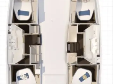 Yacht hire Saint-Mandrier-sur-Mer cheap Fountaine Pajot FP 41 Quatuor 2