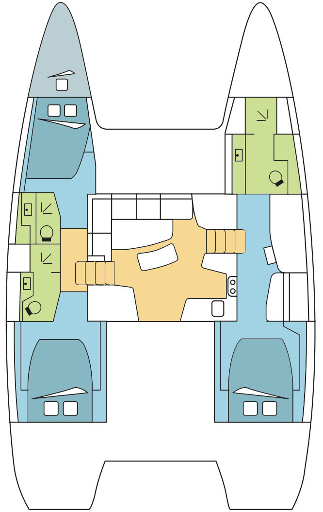 Hire Catamaran with or without skipper Lagoon Parham Town