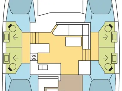 Hire Catamaran Lagoon with a boat licence