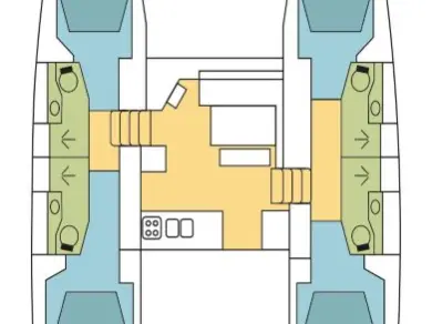 Hire Catamaran Lagoon with a boat licence