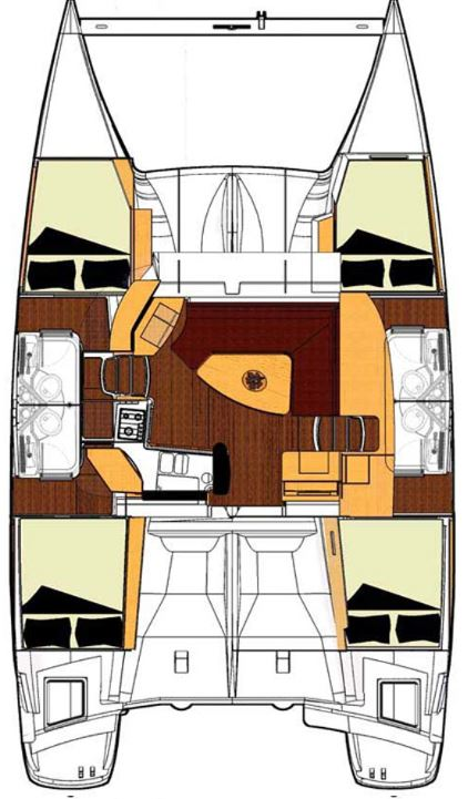 Yacht hire Airlie Beach cheap Lipari 41