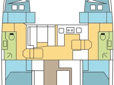 Hire Catamaran with or without skipper Nautitech Anse Marcel