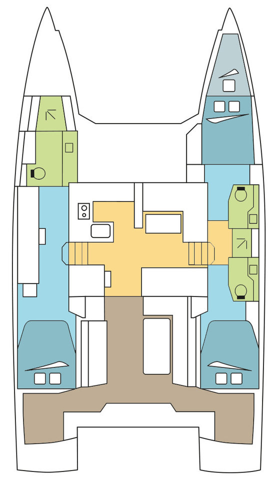 Charter a Nautitech Nautitech 46 Fly in Komolac on Samboat
