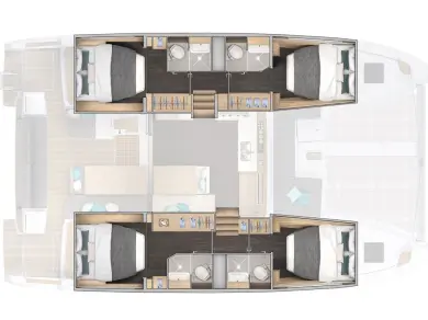 Catamaran hire in Kaštela - Lagoon Lagoon 43