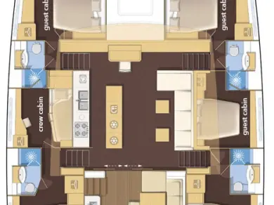 Hire Catamaran with or without skipper Lagoon Split