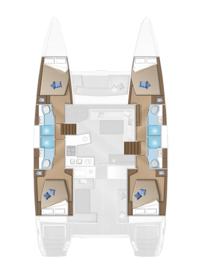 Hire Catamaran with or without skipper Lagoon Alimos