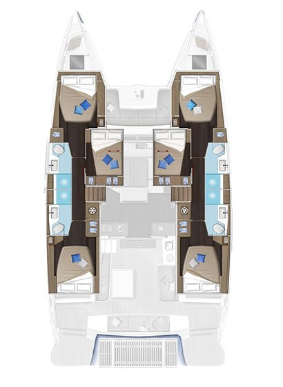 Yacht charter Alimos - Lagoon Lagoon 51 on SamBoat