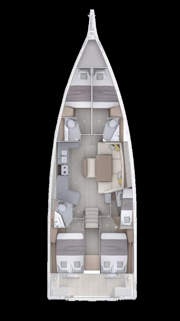 Sailboat hire in Alimos - Bénéteau Oceanis 47 - 4 cab.