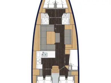 Hire Sailboat Bavaria with a boat licence