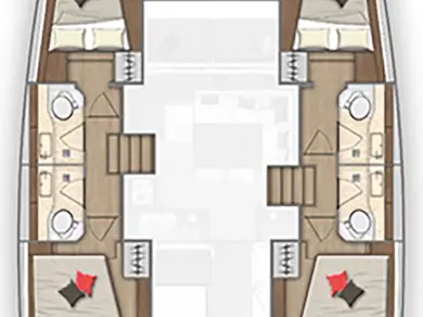 Lagoon Lagoon 40 charter bareboat or skippered in  Gouvia