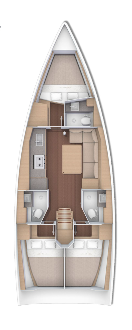 Dufour Dufour 390 charter bareboat or skippered in  Marmaris