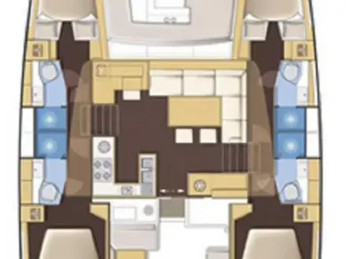 Yacht charter Marmaris - Lagoon Lagoon 450 F on SamBoat