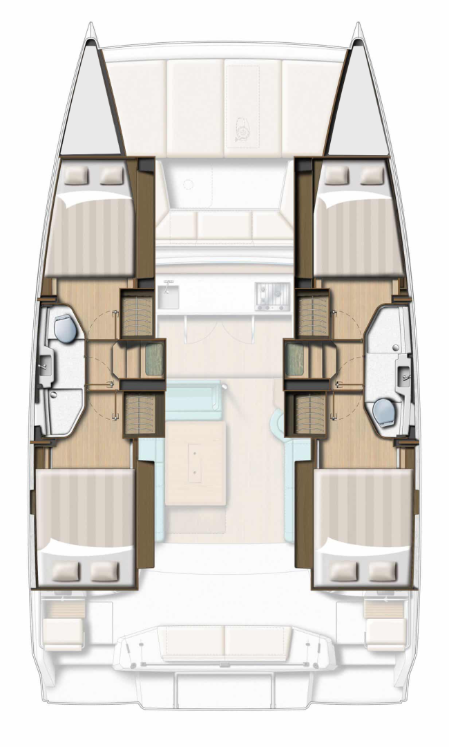 Hire Catamaran with or without skipper Bali Nydri