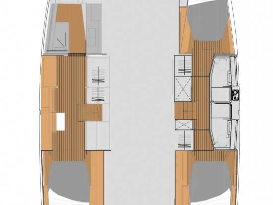 Fountaine Pajot Elba 45 charter bareboat or skippered in  Harbor Island