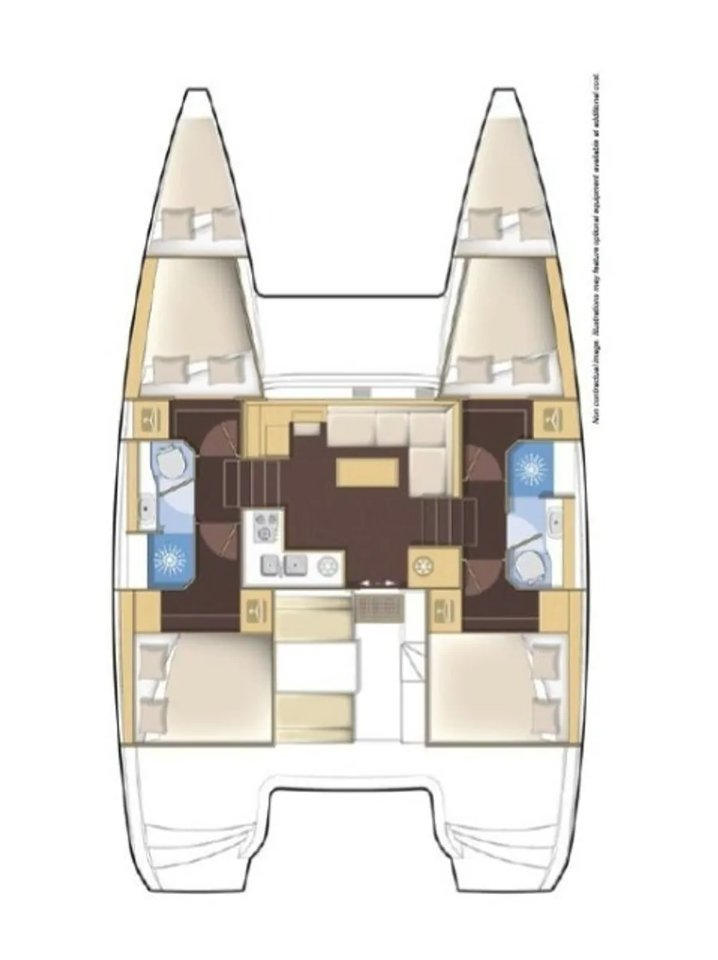 Hire Catamaran Lagoon with a boat licence