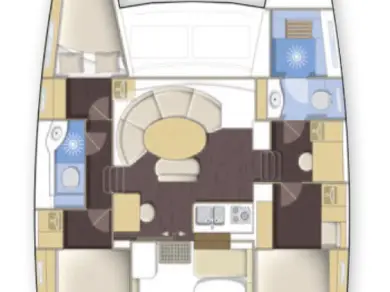 Hire Catamaran Lagoon with a boat licence