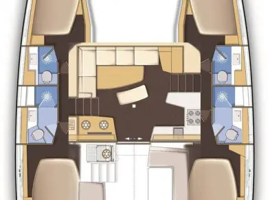 Yacht hire Rogoznica cheap Lagoon 42