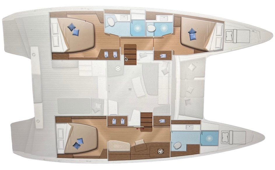 Catamaran hire in Rogoznica - Lagoon Lagoon 42 Millenium