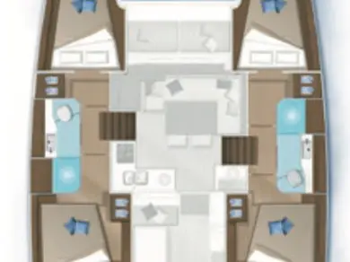 Hire Catamaran with or without skipper Lagoon Paraty