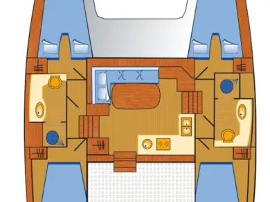 Yacht hire Pomer cheap Lagoon 400