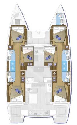 Hire a Lagoon Lagoon 50 Pomer