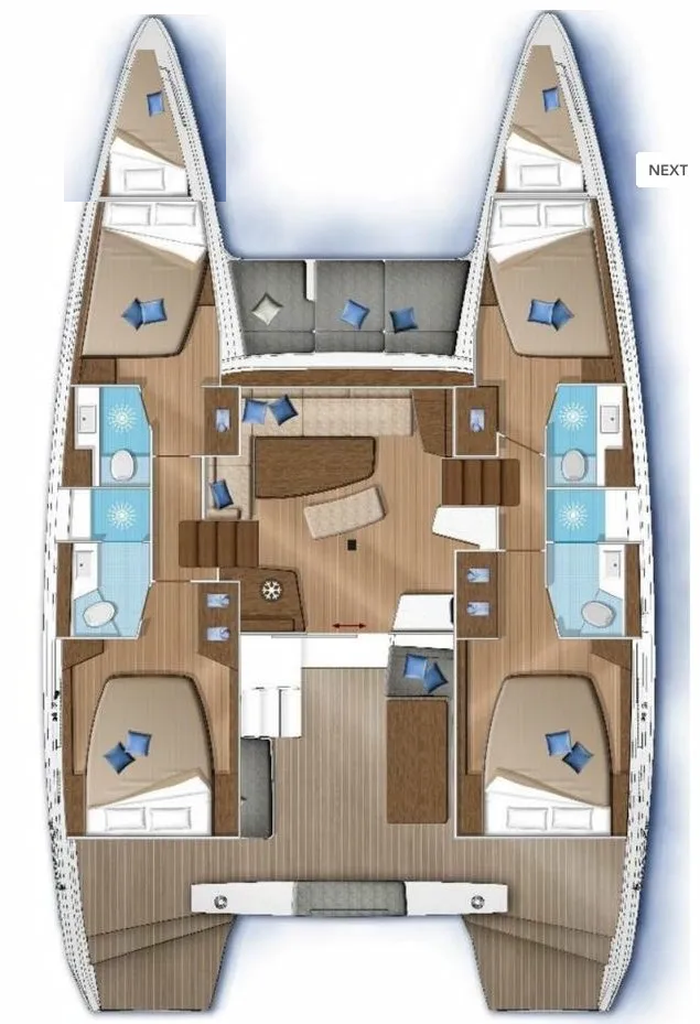 Lagoon Lagoon 42 charter bareboat or skippered in  Préveza