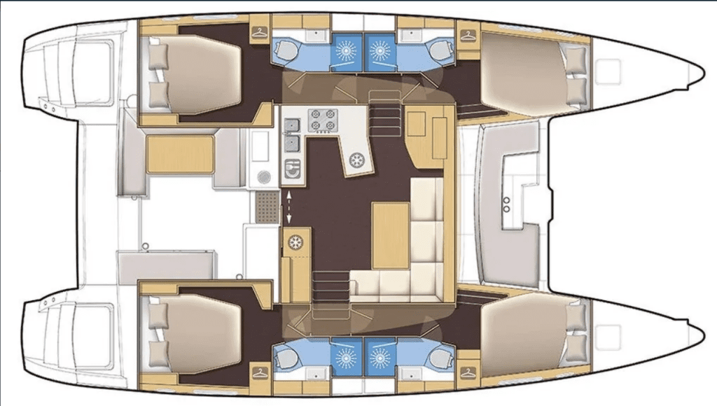 Lagoon Lagoon 450 charter bareboat or skippered in  Parish of Saint George