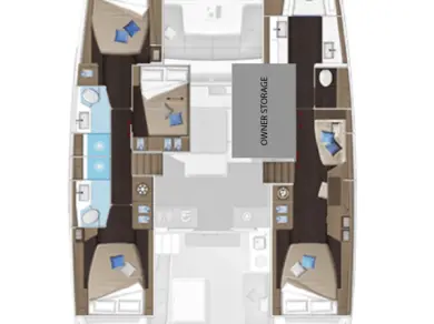 Lagoon Lagoon 51 charter bareboat or skippered in  Road Town