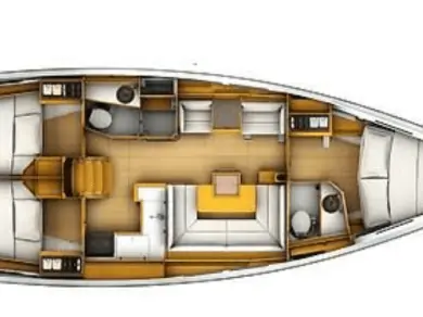 Hire Sailboat Jeanneau with a boat licence