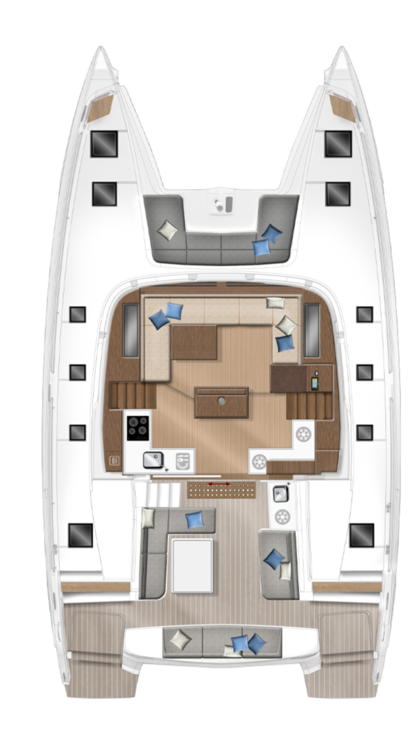 Yacht hire Kotor cheap Lagoon 50