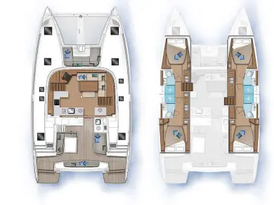 Lagoon Lagoon 46 charter bareboat or skippered in  Fethiye