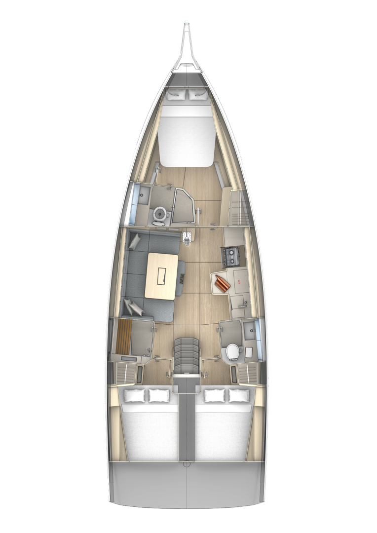 Hire Sailboat with or without skipper Dufour Golfe-Juan