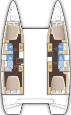 Hire Catamaran with or without skipper Lagoon Saint-Raphaël