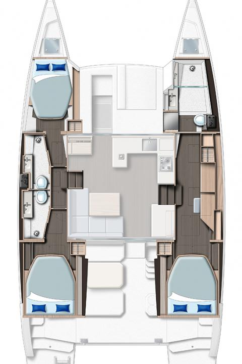 Hire a Leopard Catamarans / Robertson & Caine Leopard 42 - 3 cab. Saint-Raphaël