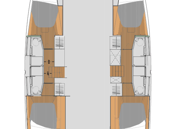 Hire Catamaran with or without skipper Fountaine Pajot Key West