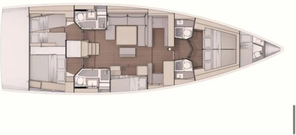 Yacht hire Procida cheap Dufour 530