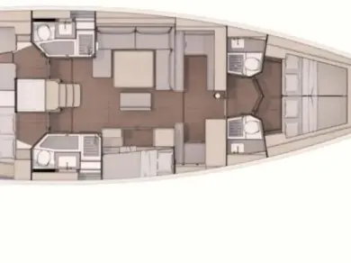 Yacht hire Procida cheap Dufour 530