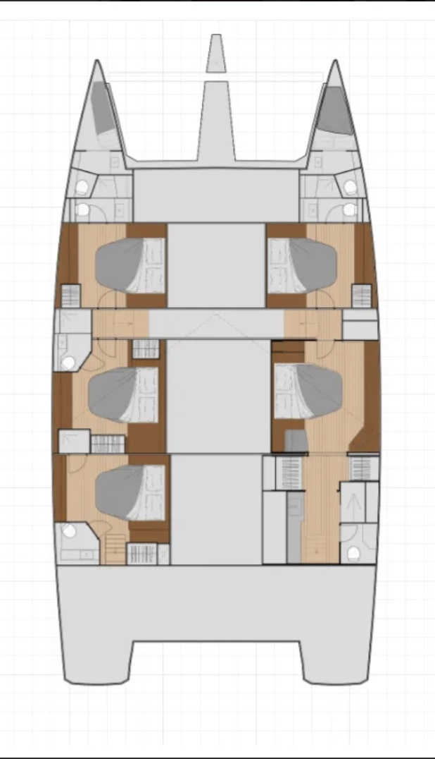 Catamaran hire in Palermo - Fountaine Pajot Fountaine Pajot Samana 59 - 5 + 2 cab.