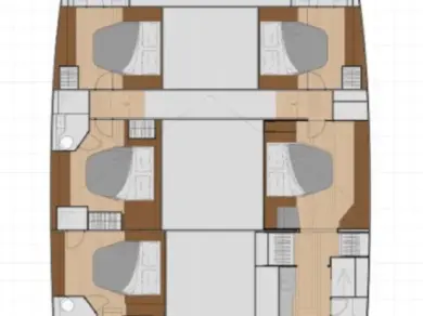 Catamaran hire in Palermo - Fountaine Pajot Fountaine Pajot Samana 59 - 5 + 2 cab.