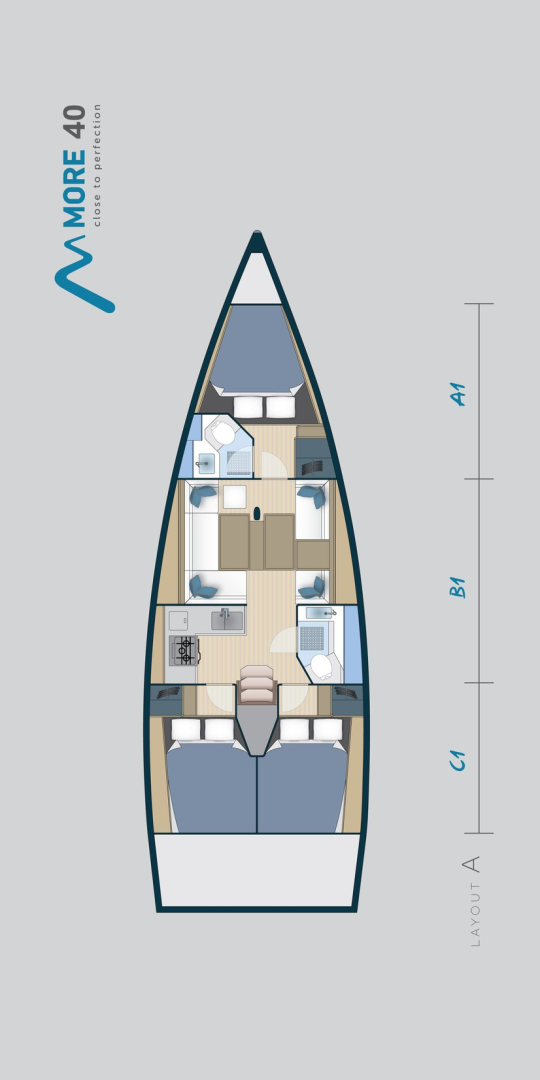 Yacht hire Trogir cheap More 40