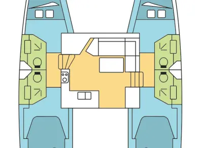 Yacht charter Rostock - Fountaine Pajot Isla 40 on SamBoat