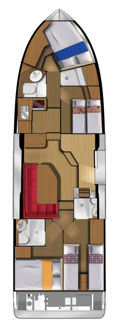 Yacht charter Casale sul Sile - Houseboat Holidays Italia S.R.L. Minuetto 8 on SamBoat